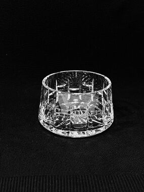 Vintage Waterford Cut Crystal Tralee Pattern Cut Crystal Small Bowl Signed 4.25”